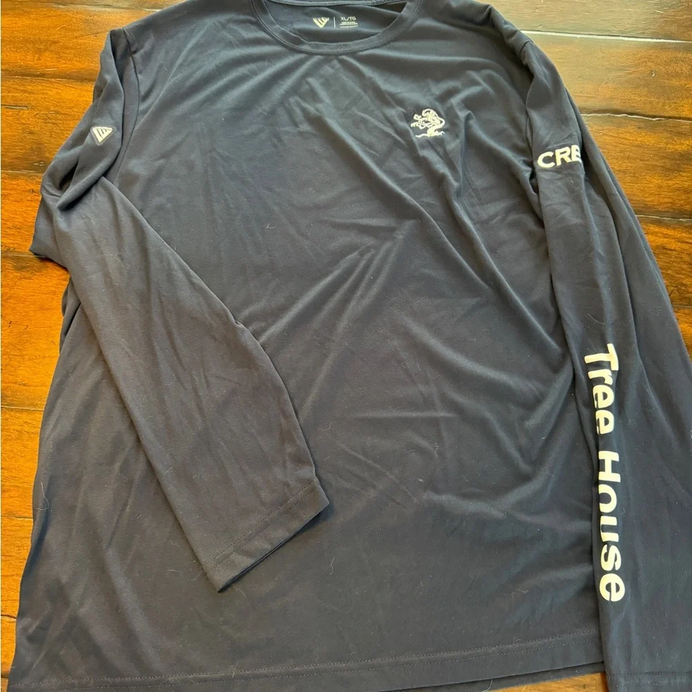 Men's Treehouse Brewing Navy Long Sleeve T-Shirt- Size XL - Picture 2 of 11